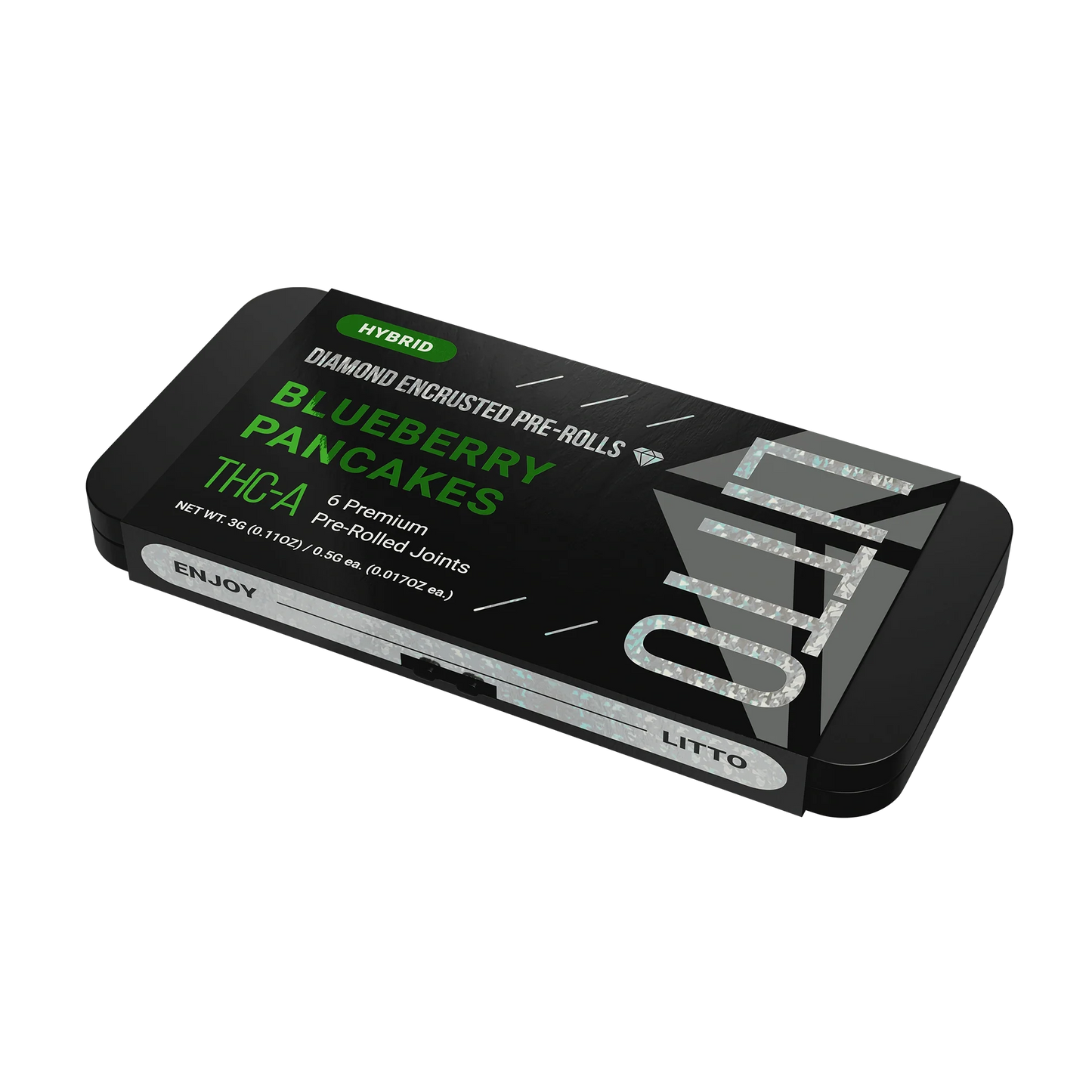 LITTO THC-A Diamond Encrusted Pre-Rolls 6ct 3g (SINGLE) [DROPSHIP]