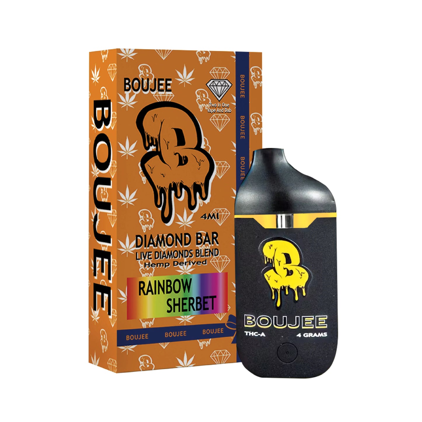 Boujee THC-A Diamond Bar Disposable 4g (5/Pack) [DROPSHIP]