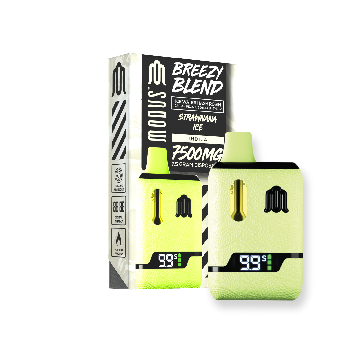 Modus Breezy Blend Ice Water Hash Rosin Disposables 7.5g (SINGLE) [DROPSHIP]