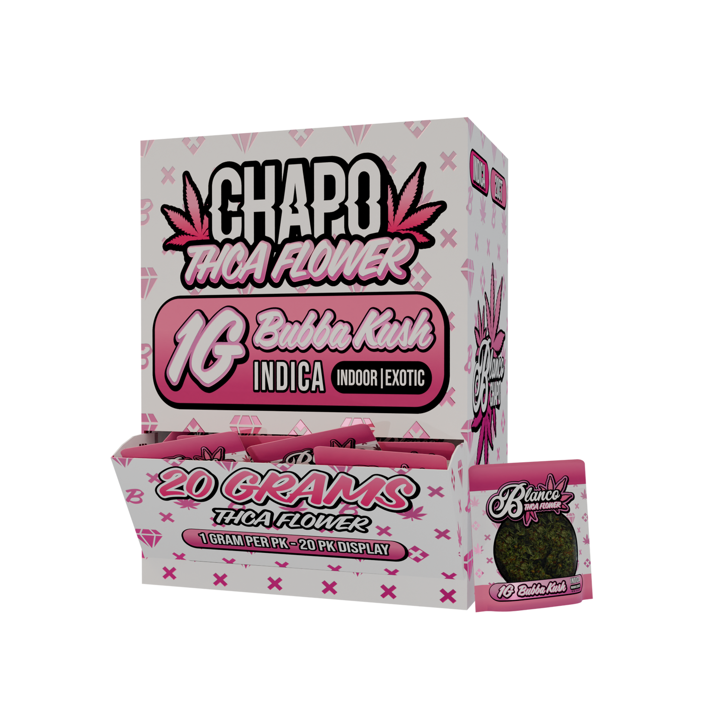 Chapo THCA Indoor Exotic Flower 1g (20/pack) [DROPSHIP]