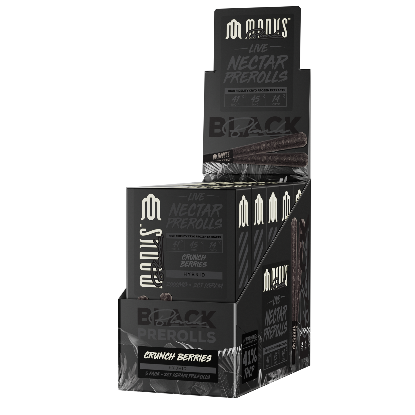 Modus Black Pre-Rolls 2ct 2000mg (SINGLE) [DROPSHIP]