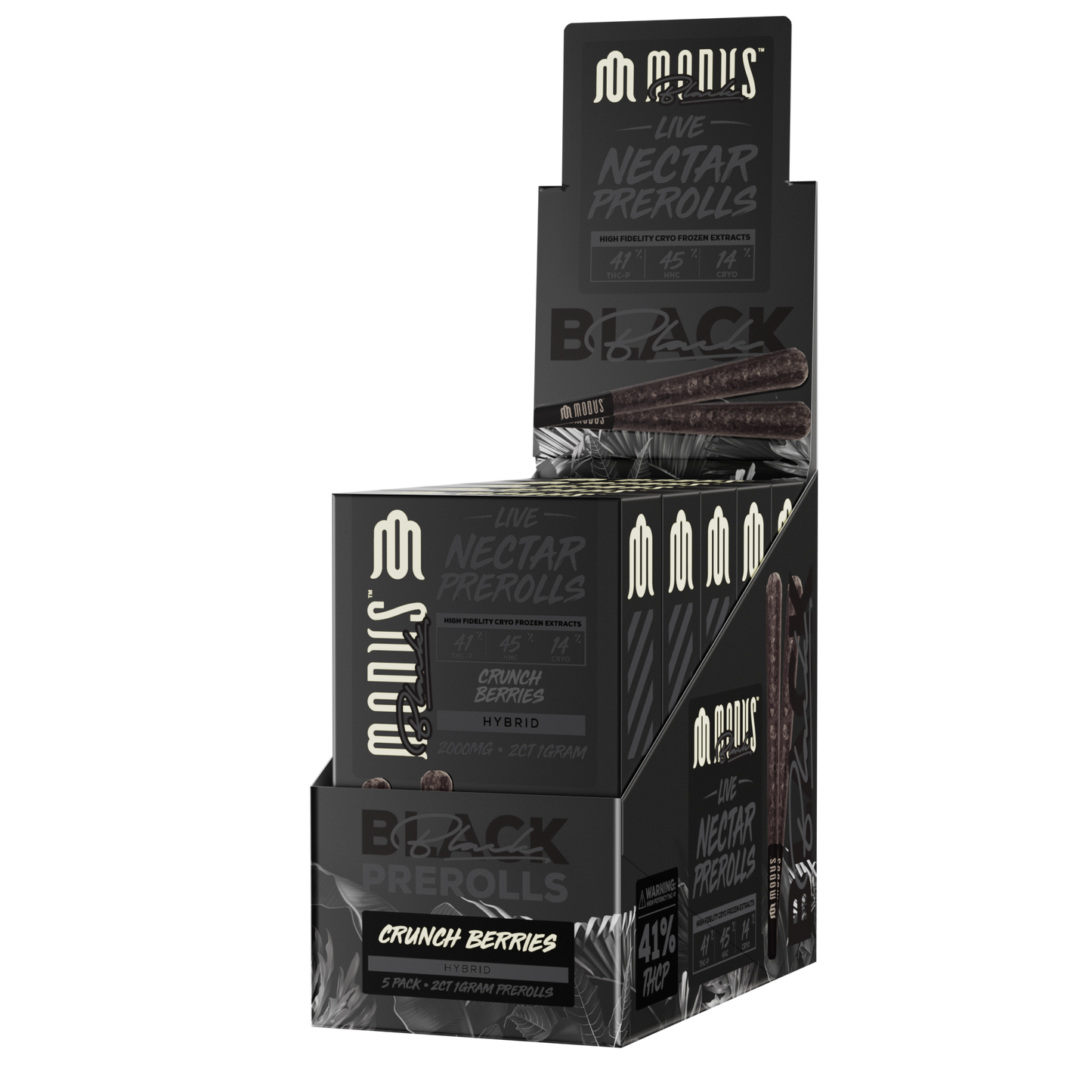 Modus Black Pre-Rolls 2ct 2000mg (SINGLE) [DROPSHIP]