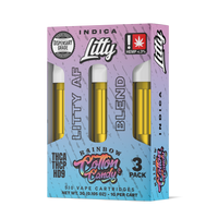 Litty AF Blend THC-A Cartridge 1g 3ct (5/Pack) [DROPSHIP]