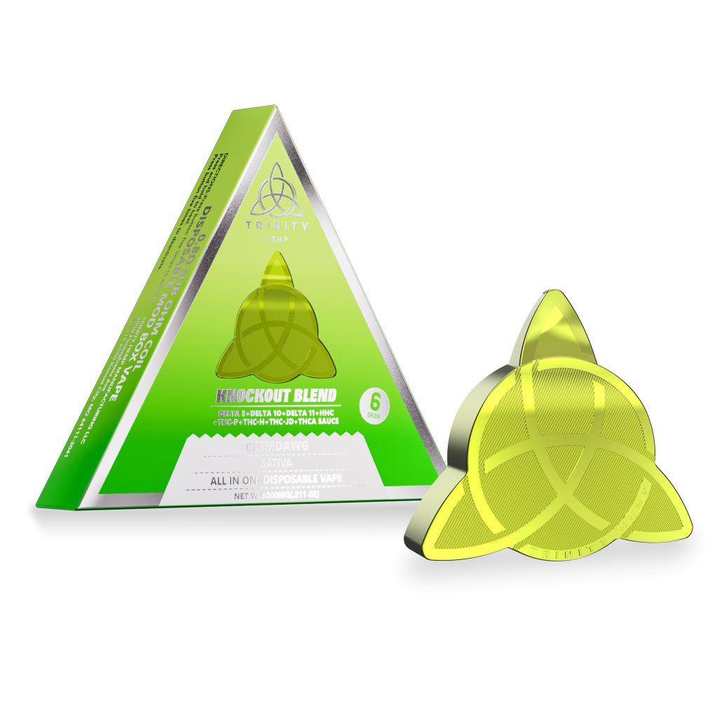 Trinity Hemp Delta 8 All In One K.O. Blend Disposable 6g (5/Pack) [DROPSHIP]