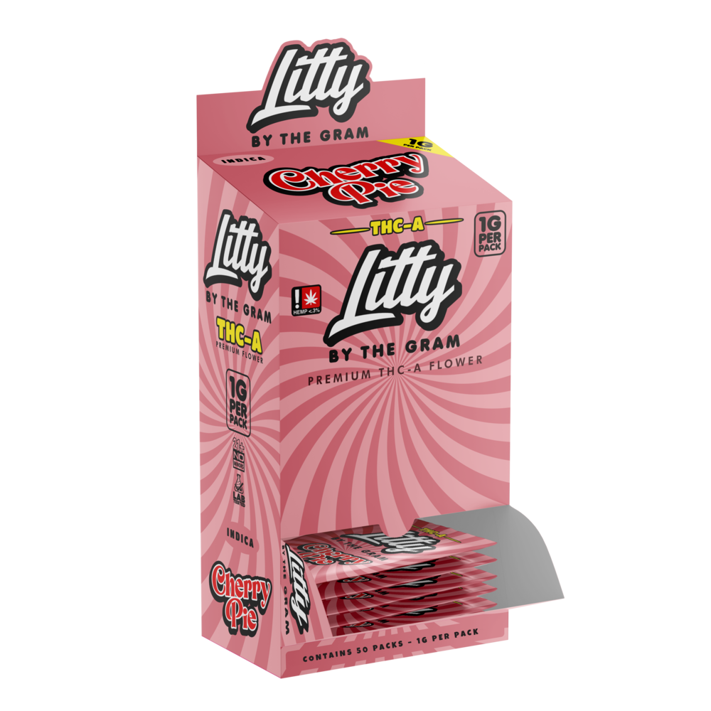 Litty THC-A Flower Bag 1g (50/Pack) [DROPSHIP]