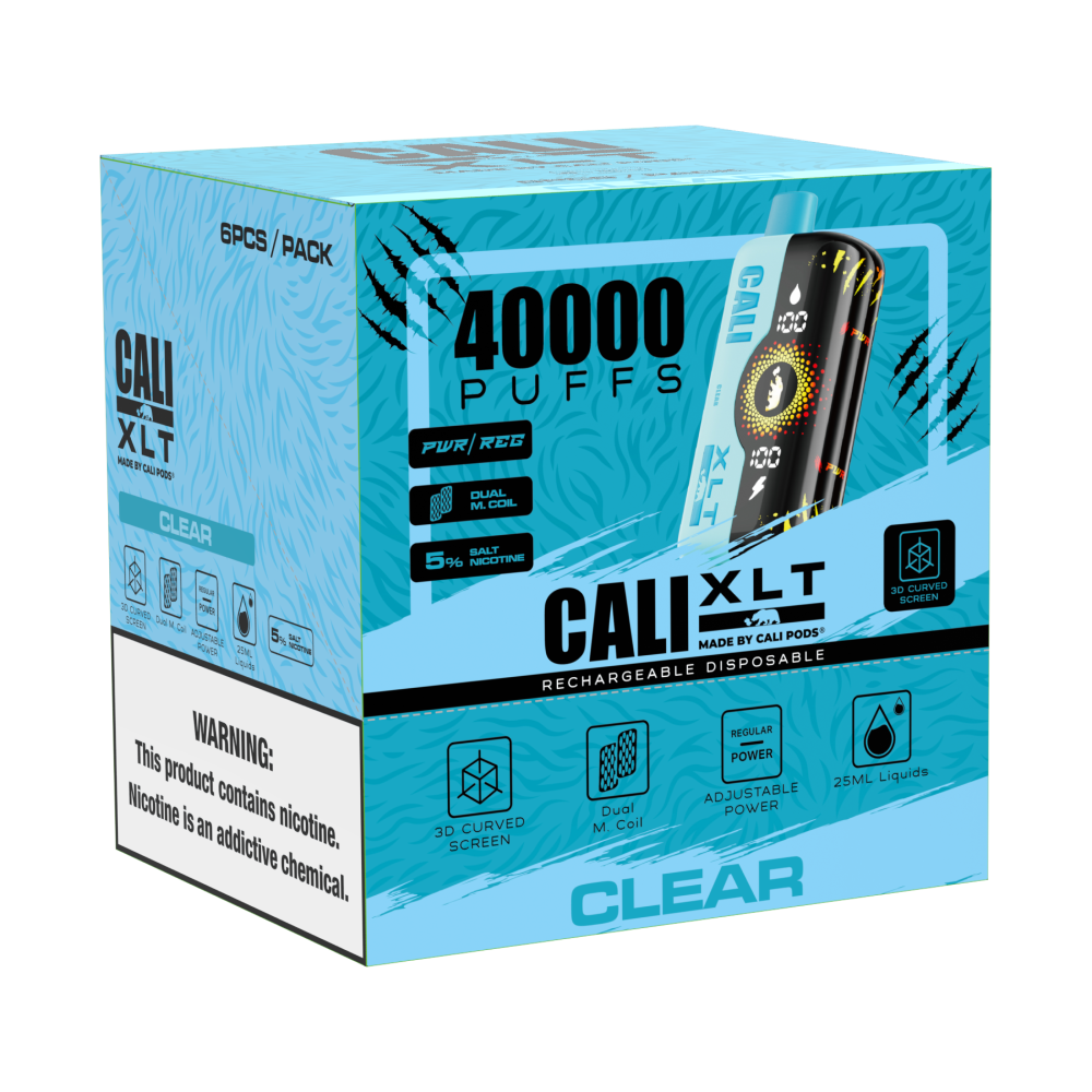 Cali XLT 40K Disposable 25mL (6/pack) [DROPSHIP]