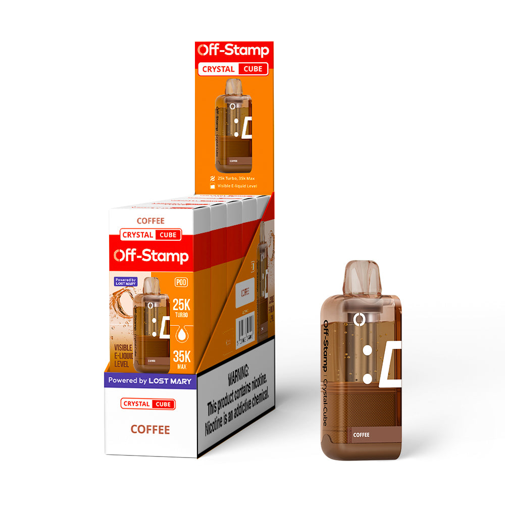 Off Stamp X Cube Crystal 35K Pod Disposable 18mL (5/pack)