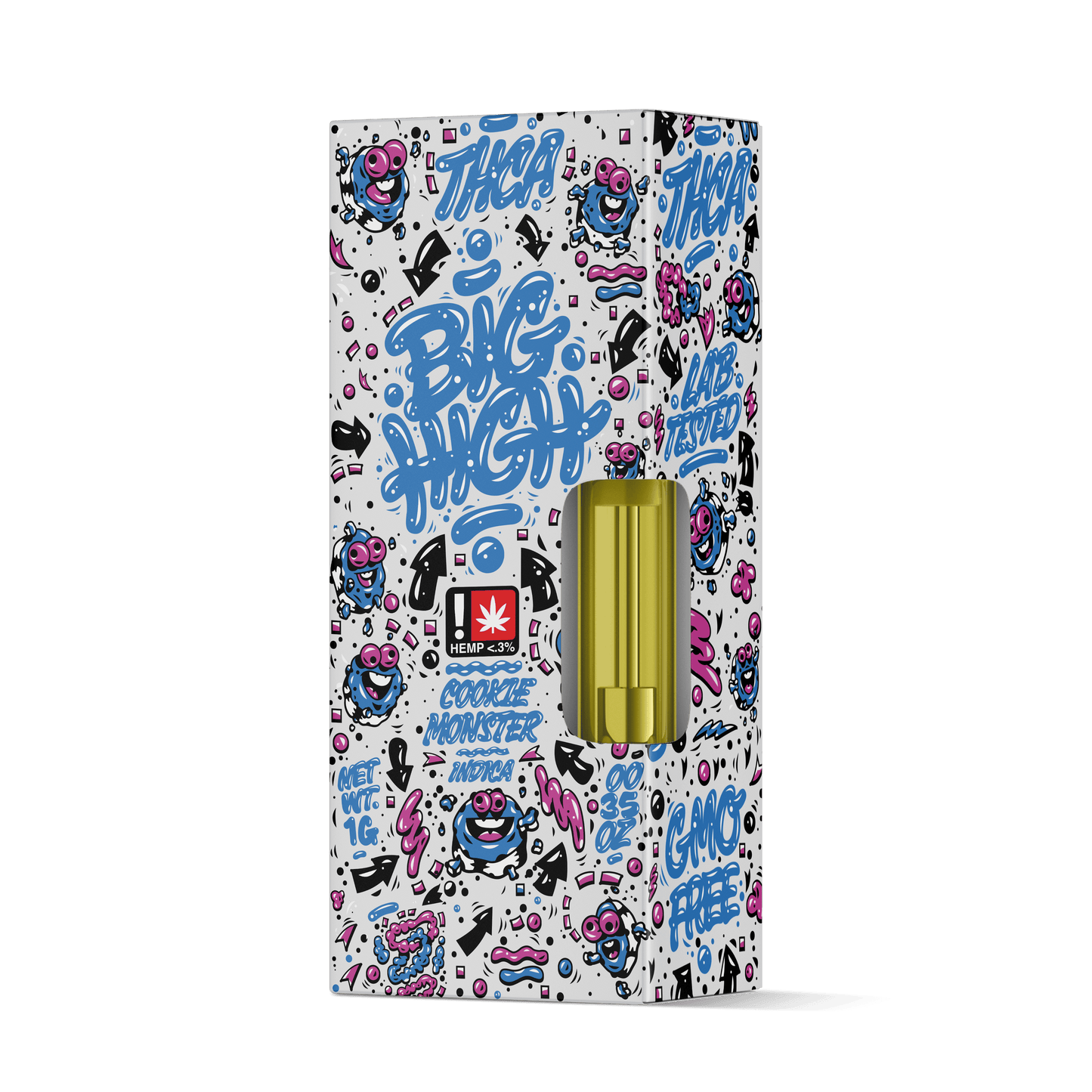 Big High THC-A Cartridge 1g (5/Pack) [DROPSHIP]