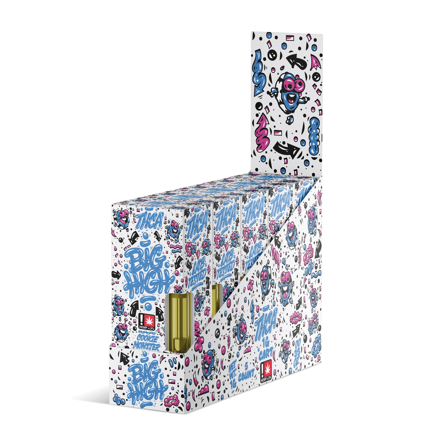 Big High THC-A Cartridge 1g (5/Pack) [DROPSHIP]