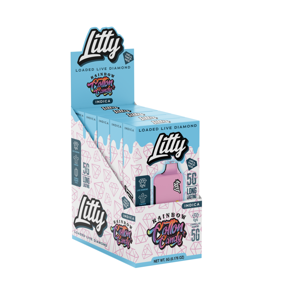 Litty THC-A Live Diamond Disposable 5g (5/Pack) [DROPSHIP]