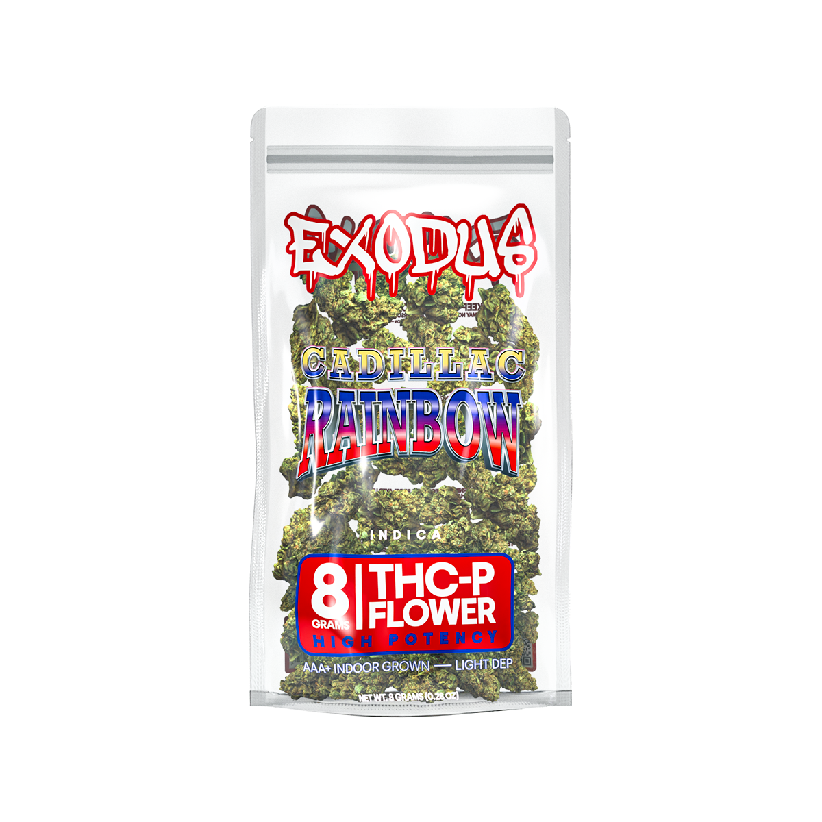 Exodus High Potency THC-P Flower 8g (6/Pack) [DROPSHIP]