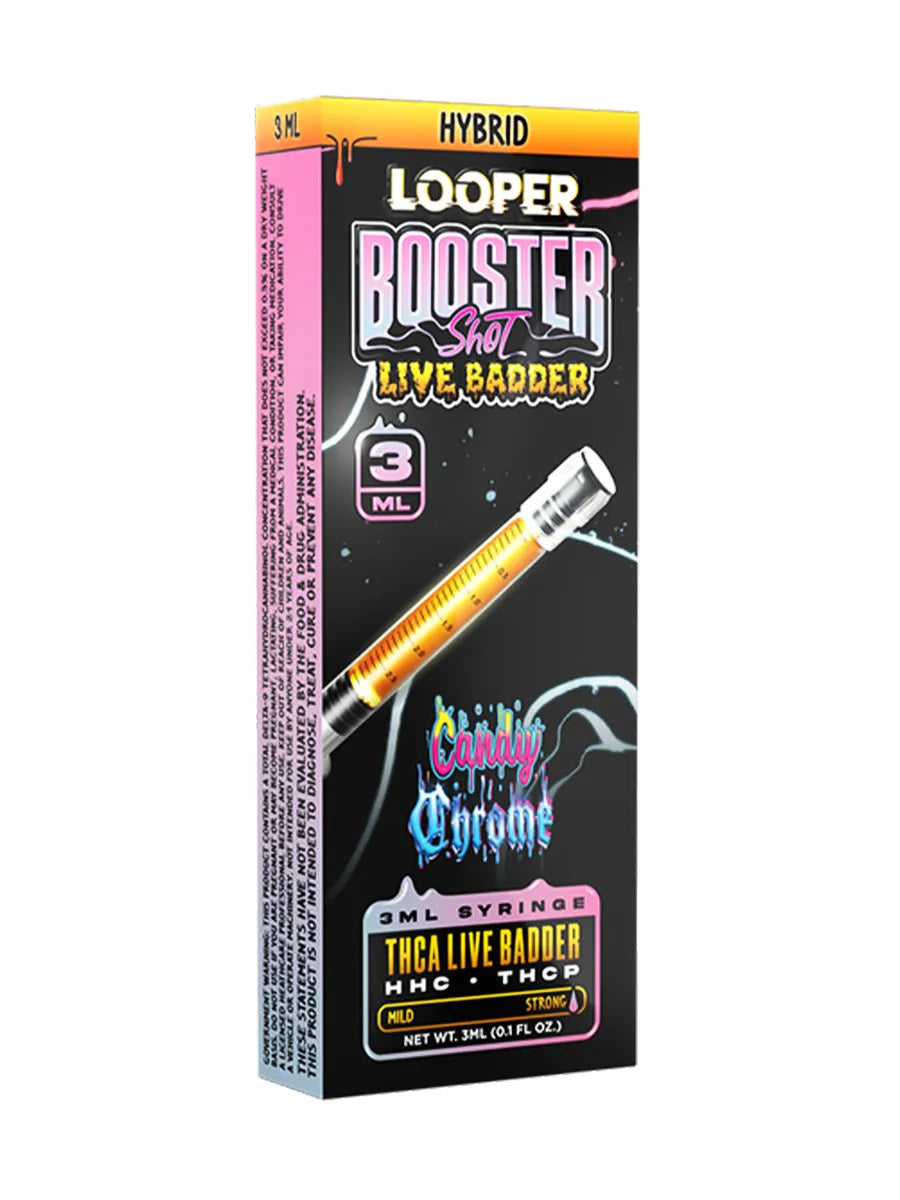 LOOPER Booster Shot THC-A Live Badder 3mL (SINGLE)