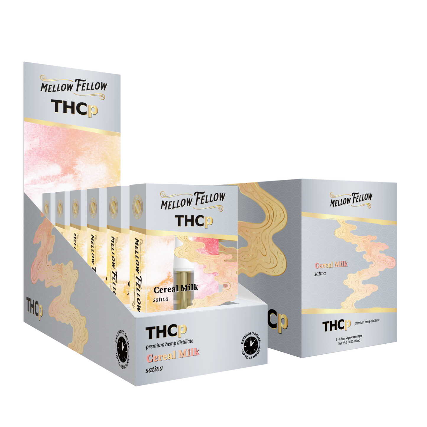 Mellow Fellow THC-P Cartridge 0.5g (6/pack) [DROPSHIP]
