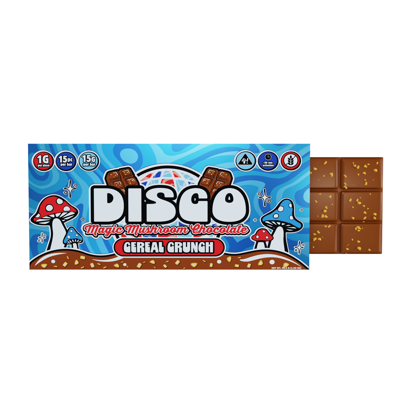 Disco by Chapo Extrax Magic Mushroom Chocolate Bars 15g (6/pack) [DROPSHIP]
