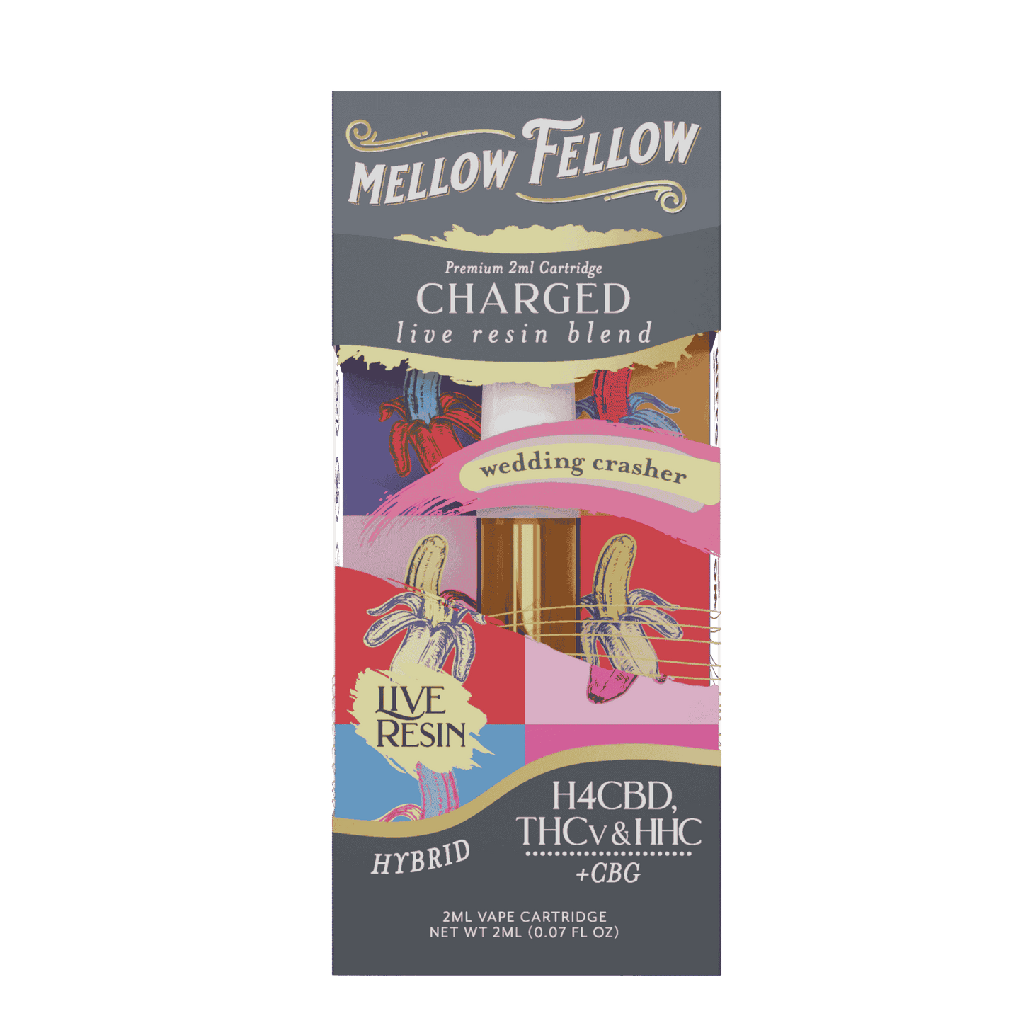 Mellow Fellow Live Resin Cartridge 2g (6/pack) [DROPSHIP]