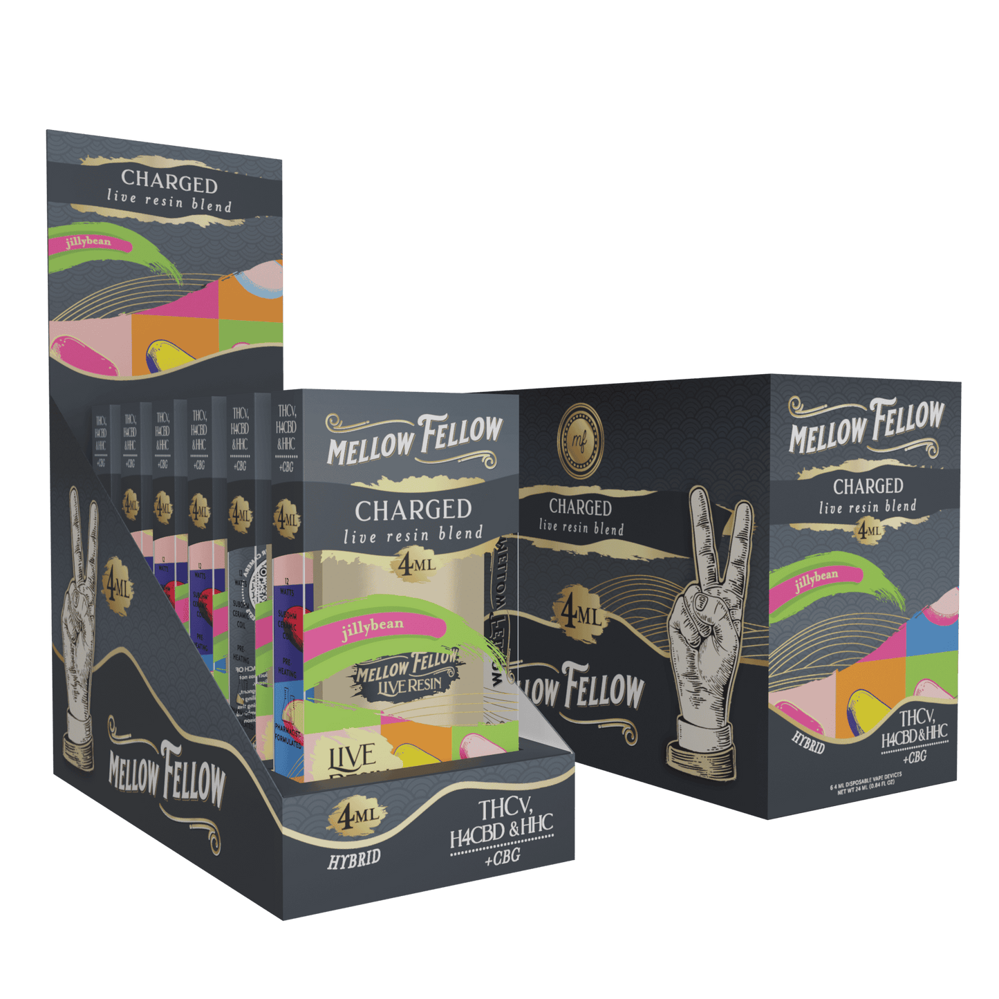 Mellow Fellow Live Resin Disposable 4g (6/pack) [DROPSHIP]