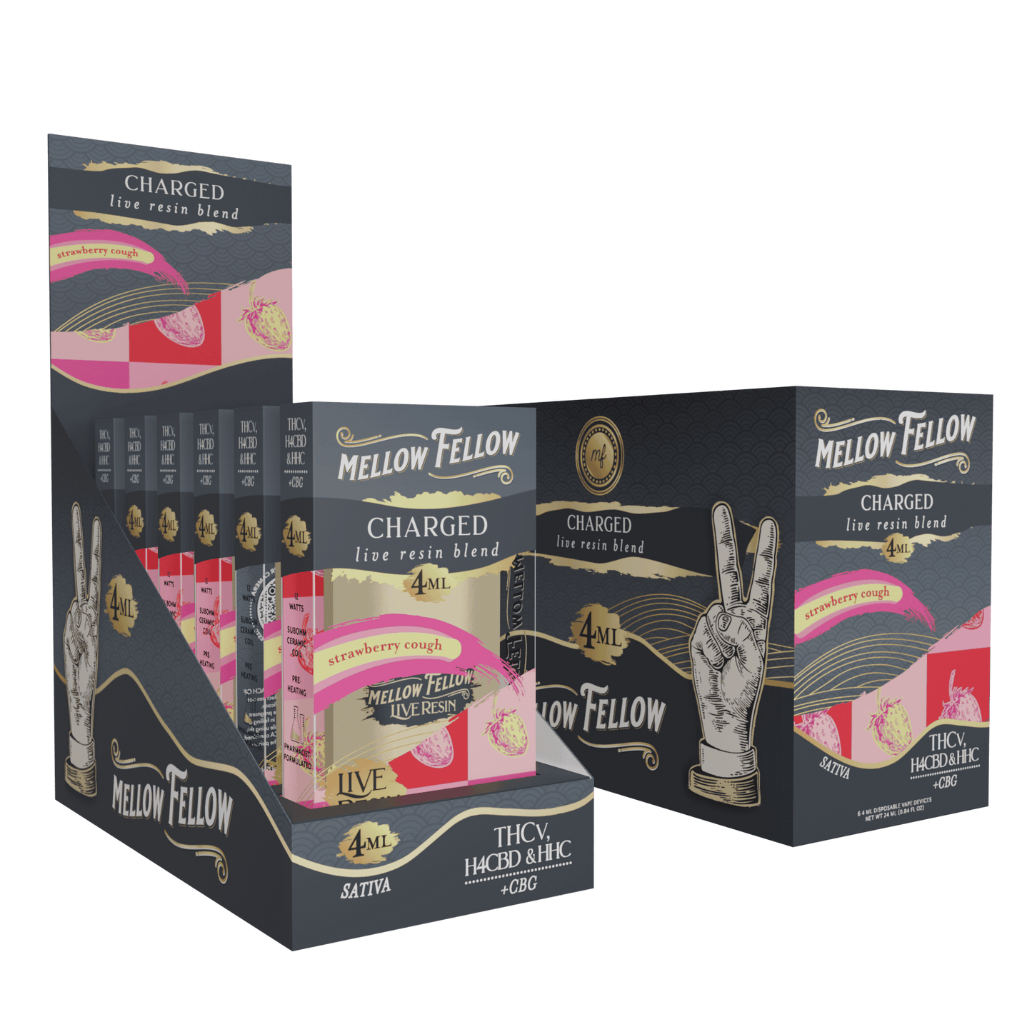 Mellow Fellow Live Resin Disposable 4g (6/pack) [DROPSHIP]