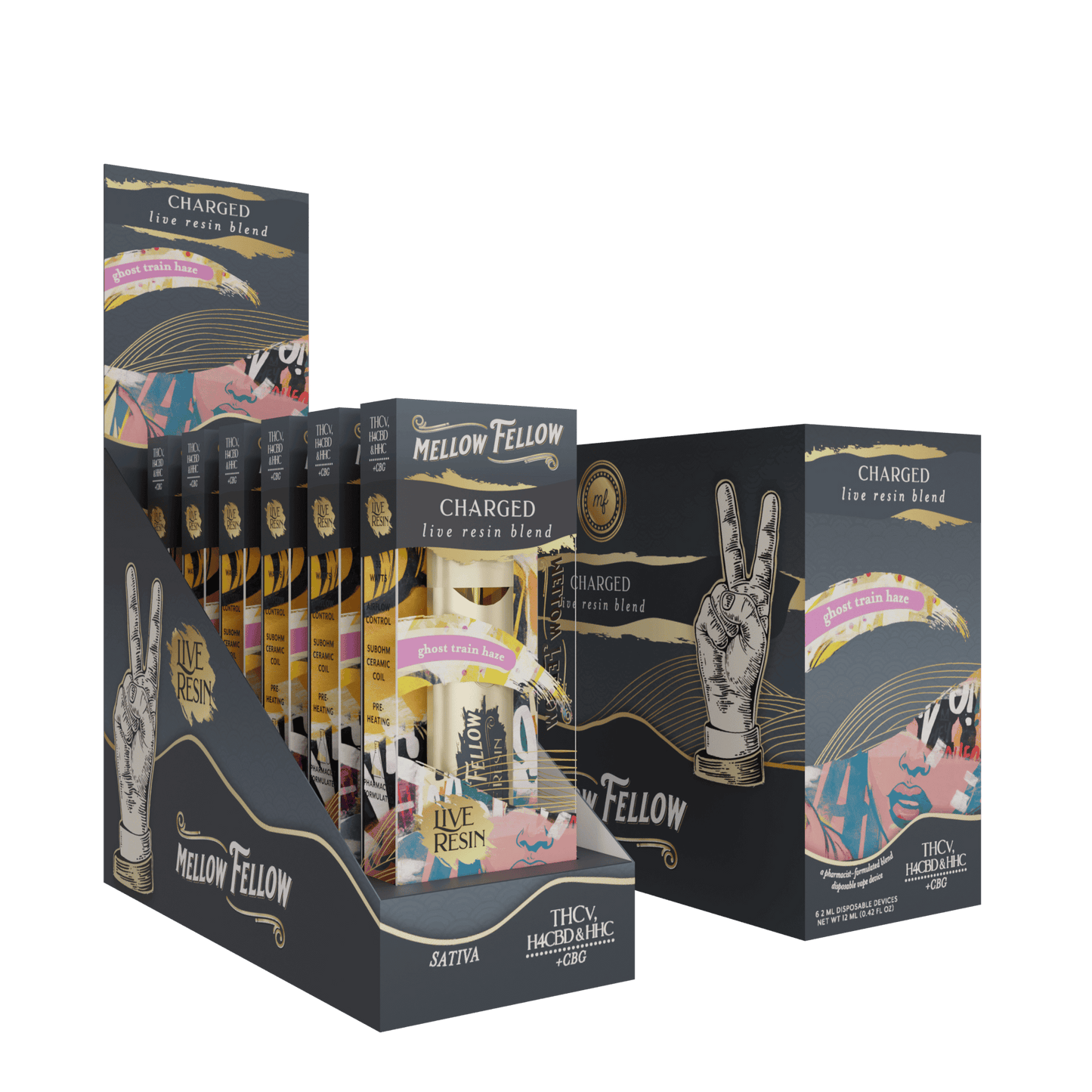 Mellow Fellow Live Resin Disposable 2g (6/pack) [DROPSHIP]