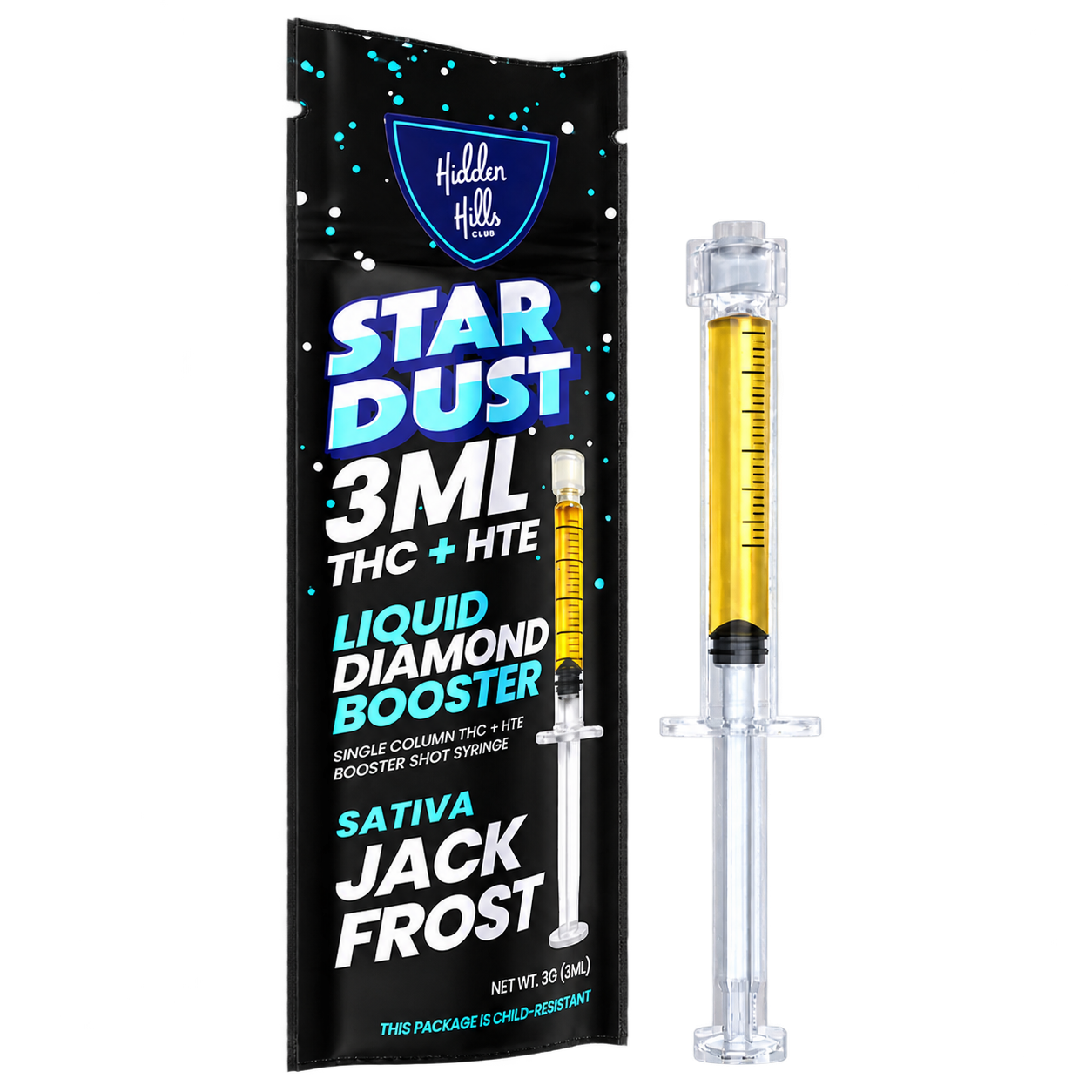 Hidden Hills Club Star Dust Syringe 3mL (5/pack) [TX Compliant]