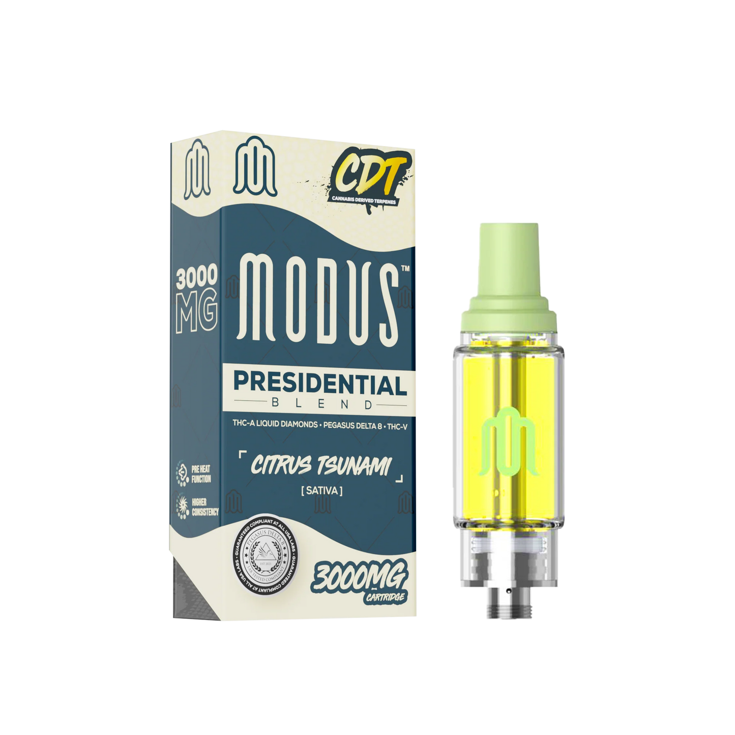 Modus Presidential Blend Liquid Diamonds Cartridge 3g (SINGLE) [DROPSHIP]