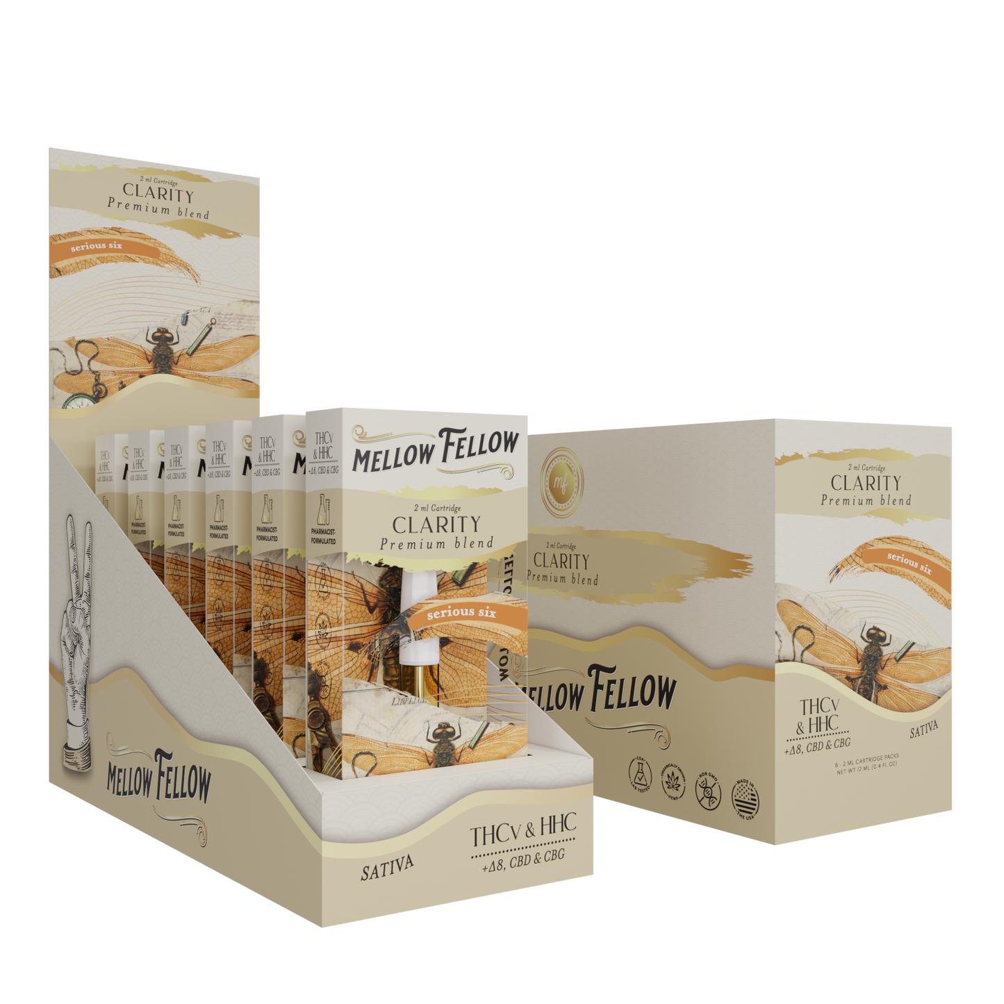 Mellow Fellow Premium Cartridge 2g (6/pack) [DROPSHIP]