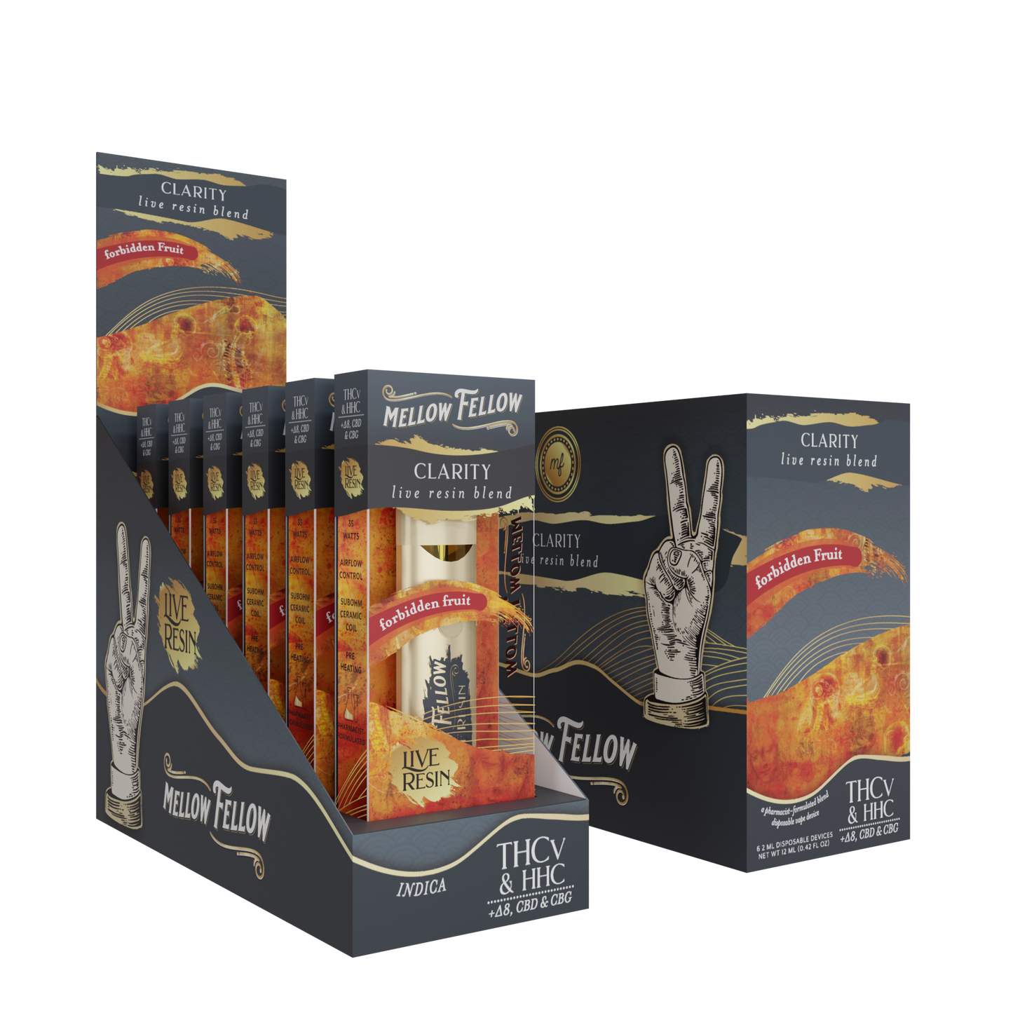 Mellow Fellow Live Resin Disposable 2g (6/pack) [DROPSHIP]