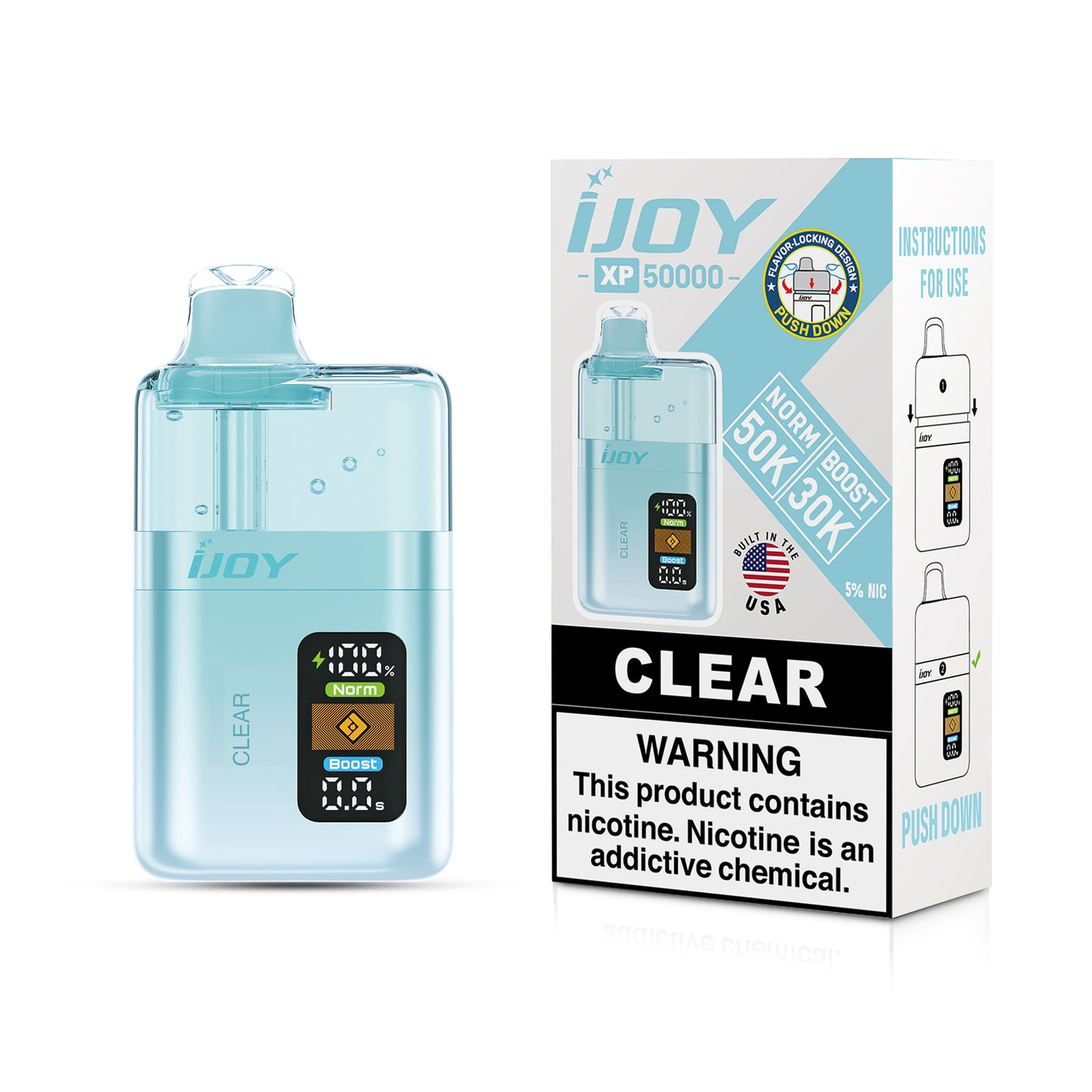 iJoy XP50K Disposable 20mL (5/pack) [Built in USA]
