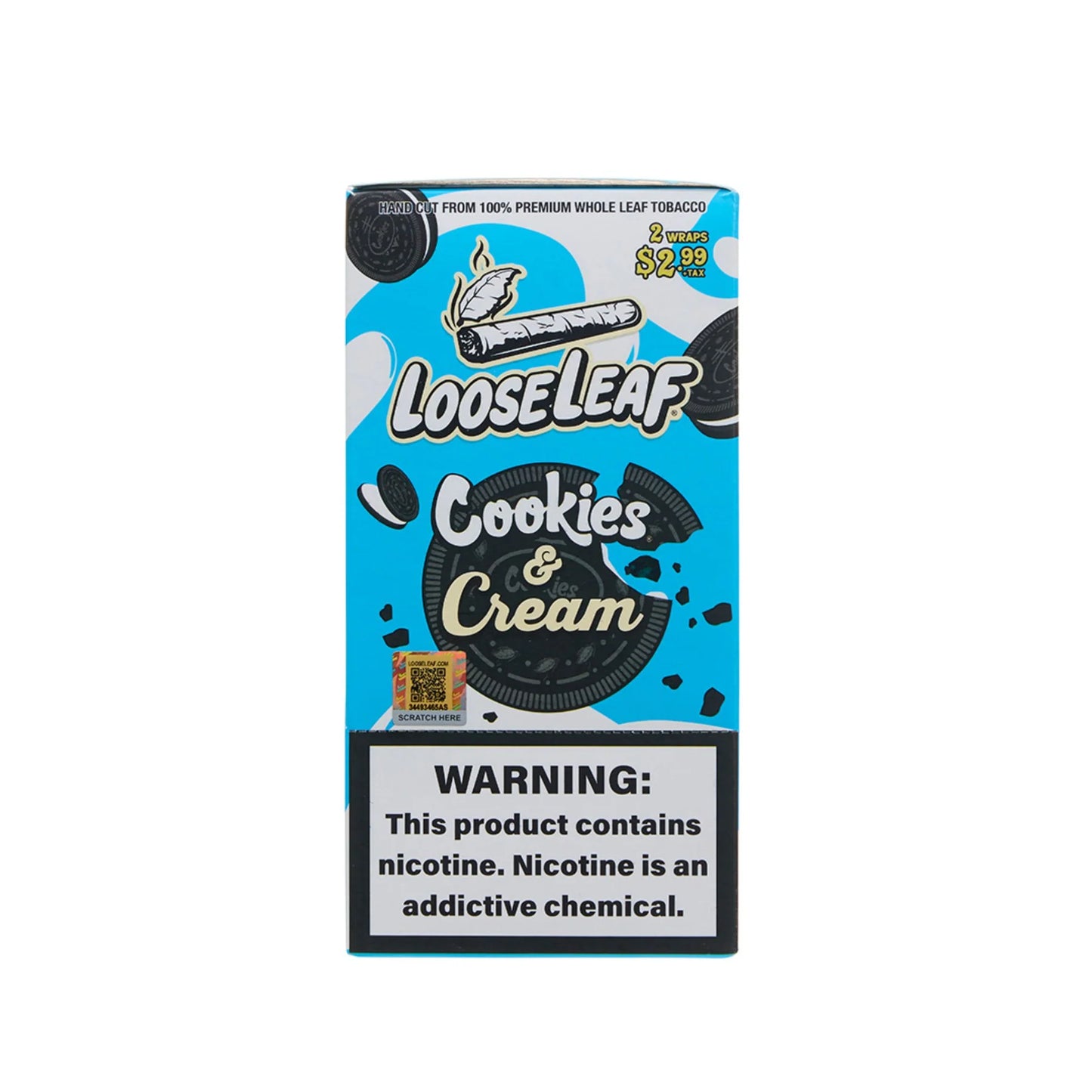 Looseleaf $2.99 Pre Priced Tobacco Wraps 2ct (20/pack)