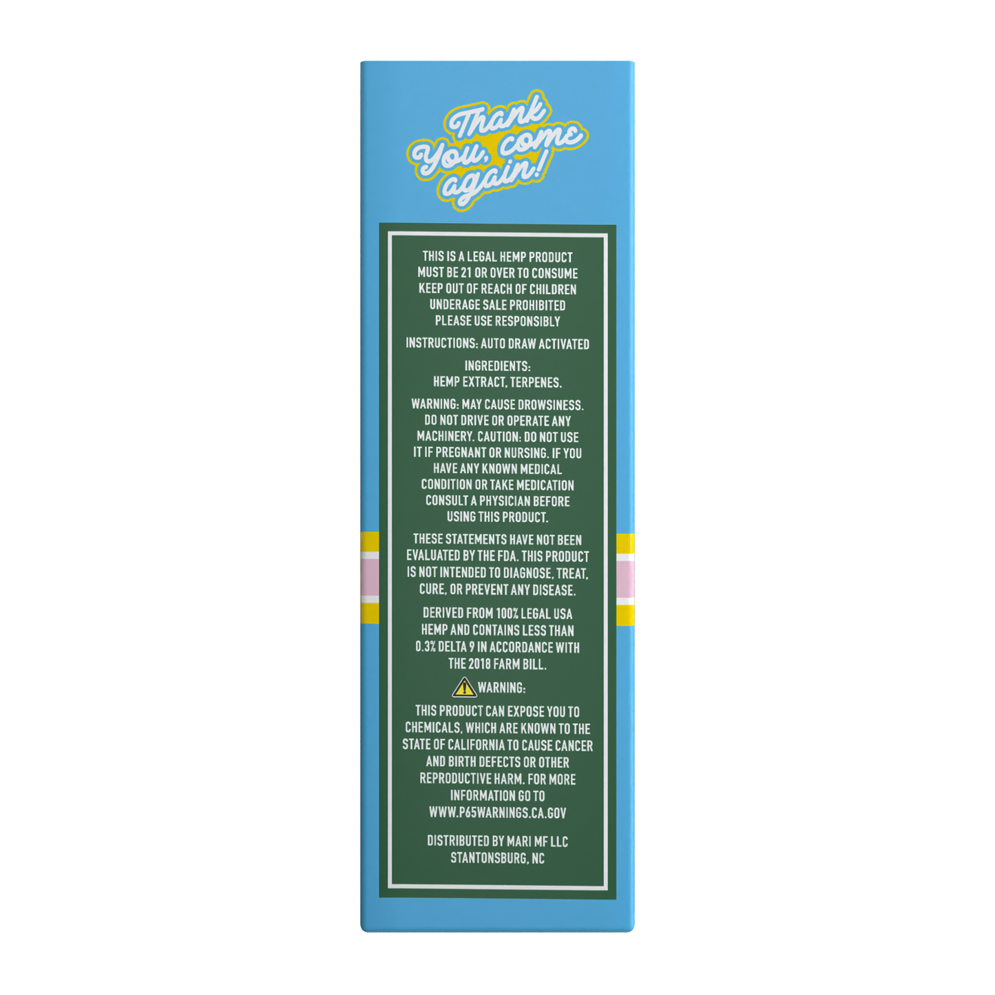 Hidden Hills $14.99 Pre Priced Mini Mart Bar Sweet Treatz Disposable 1g (5/pack)