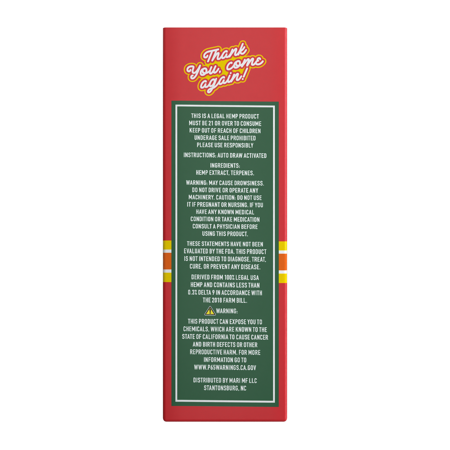 Hidden Hills $14.99 Pre Priced Mini Mart Bar Sweet Treatz Disposable 1g (5/pack)