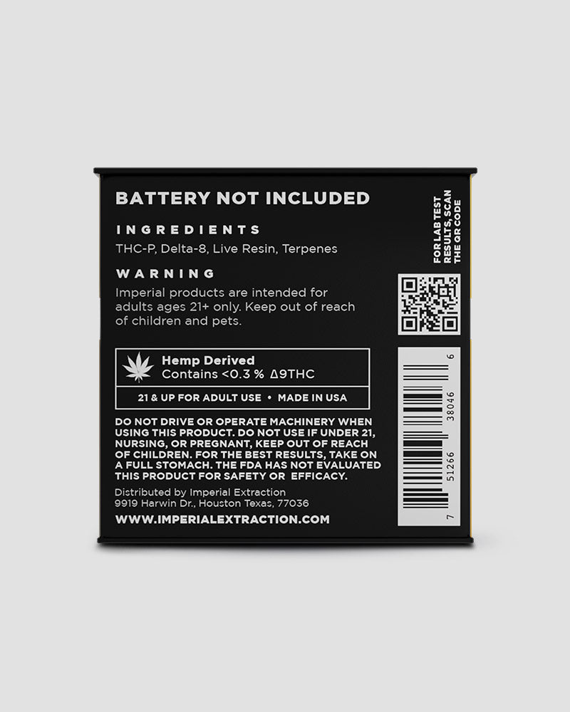Imperial Cartridge THCP 1g (6/pack) [DROPSHIP]