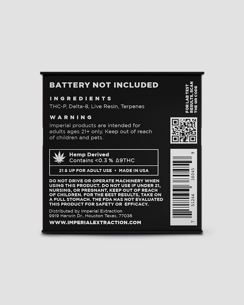 Imperial Cartridge THCP 1g (6/pack) [DROPSHIP]