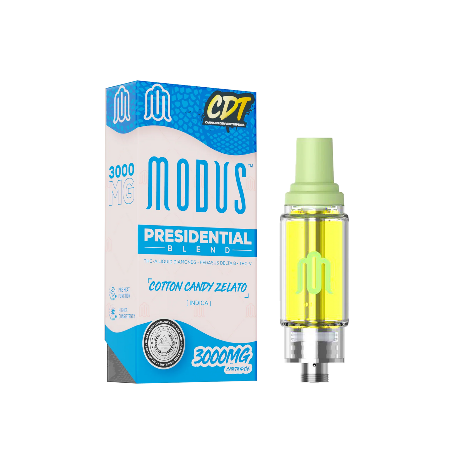 Modus Presidential Blend Liquid Diamonds Cartridge 3g (SINGLE) [DROPSHIP]