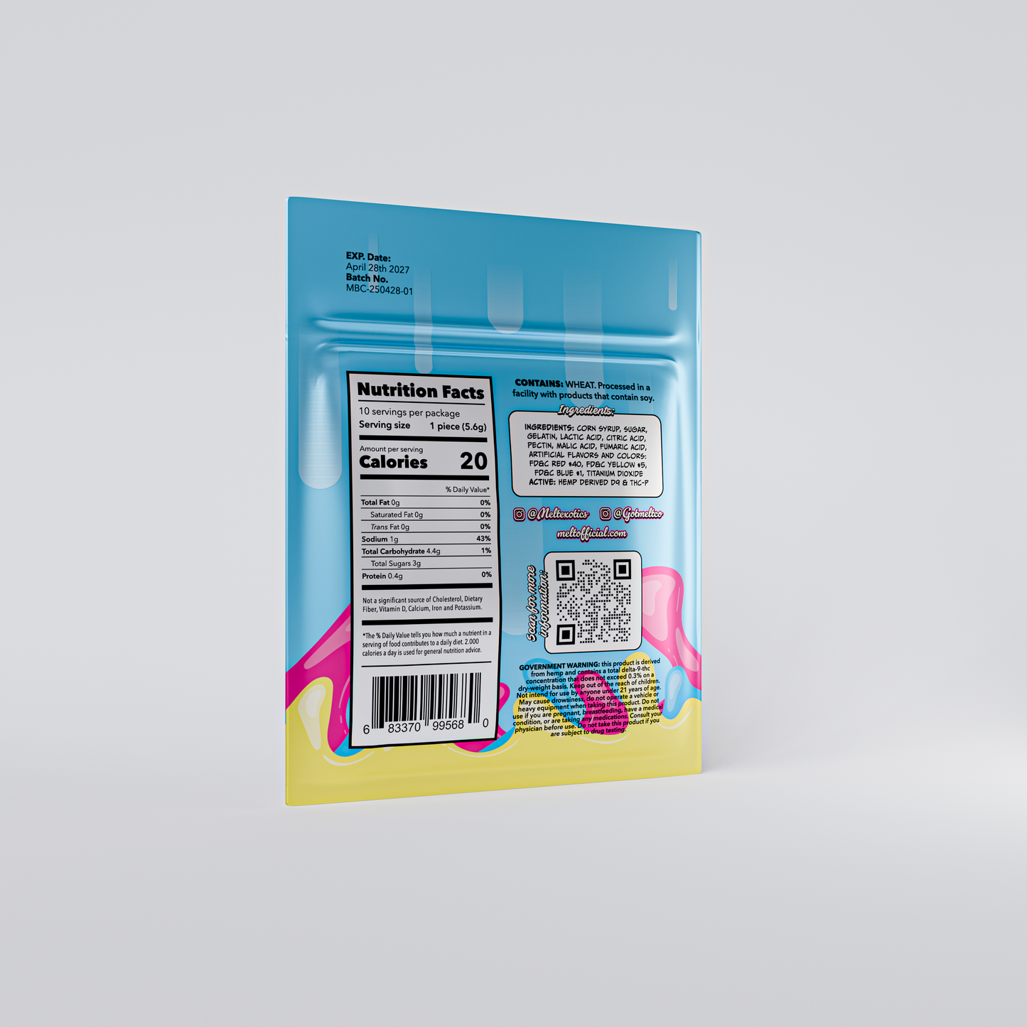 Melt Bites Crawlers 1000mg (SINGLE) [DROPSHIP]