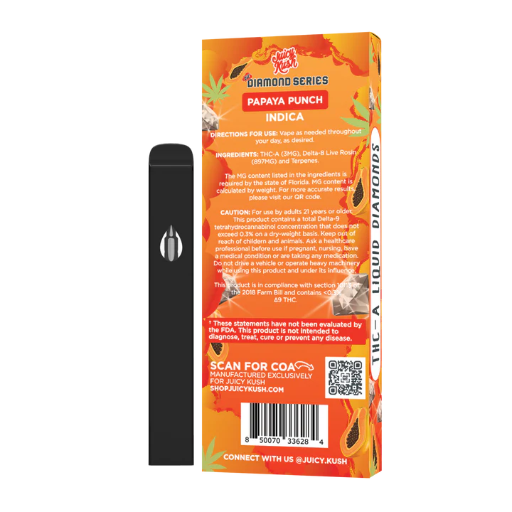 Juicy Kush THC-A Disposable 1g (5/pack)