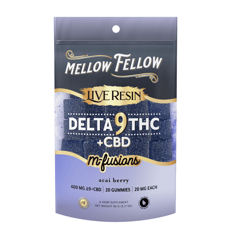 Mellow Fellow D9 Live Resin Edible 400mg (6/pack) [DROPSHIP]