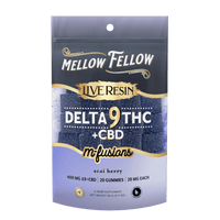 Mellow Fellow D9 Live Resin Edible 400mg (6/pack) [DROPSHIP]