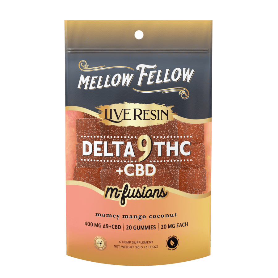 Mellow Fellow D9 Live Resin Edible 400mg (6/pack) [DROPSHIP]