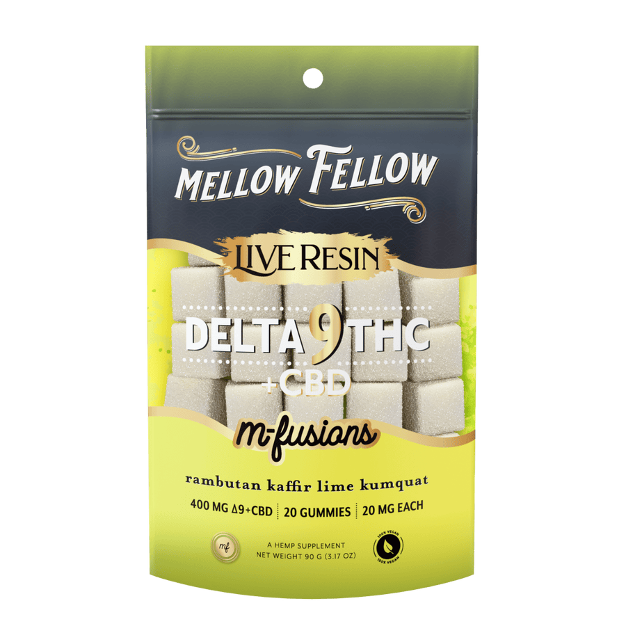 Mellow Fellow D9 Live Resin Edible 400mg (6/pack) [DROPSHIP]
