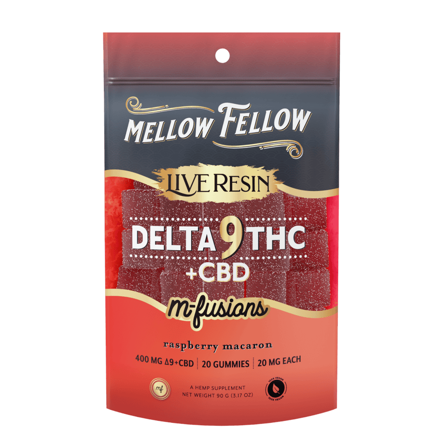 Mellow Fellow D9 Live Resin Edible 400mg (6/pack) [DROPSHIP]