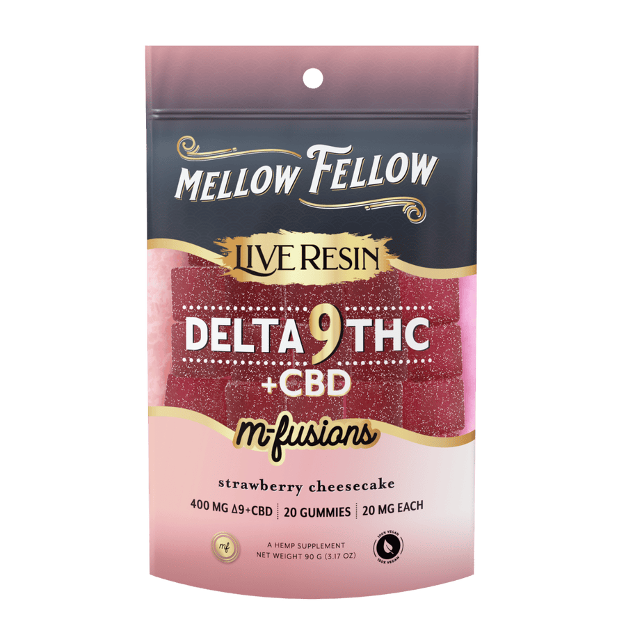 Mellow Fellow D9 Live Resin Edible 400mg (6/pack) [DROPSHIP]