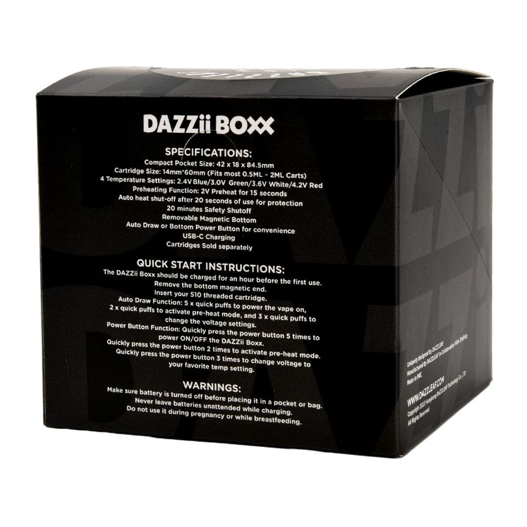 Dazzleaf DAZZii Boxx 510 Thread Preheat Battery 650mAh