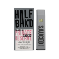 Half Bakd Sauced Live Resin Private Reserve Disposable 1g (5/pack) [DROPSHIP]