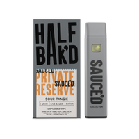 Half Bakd Sauced Live Resin Private Reserve Disposable 1g (5/pack) [DROPSHIP]