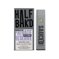 Half Bakd Sauced Live Resin Private Reserve Disposable 1g (5/pack) [DROPSHIP]