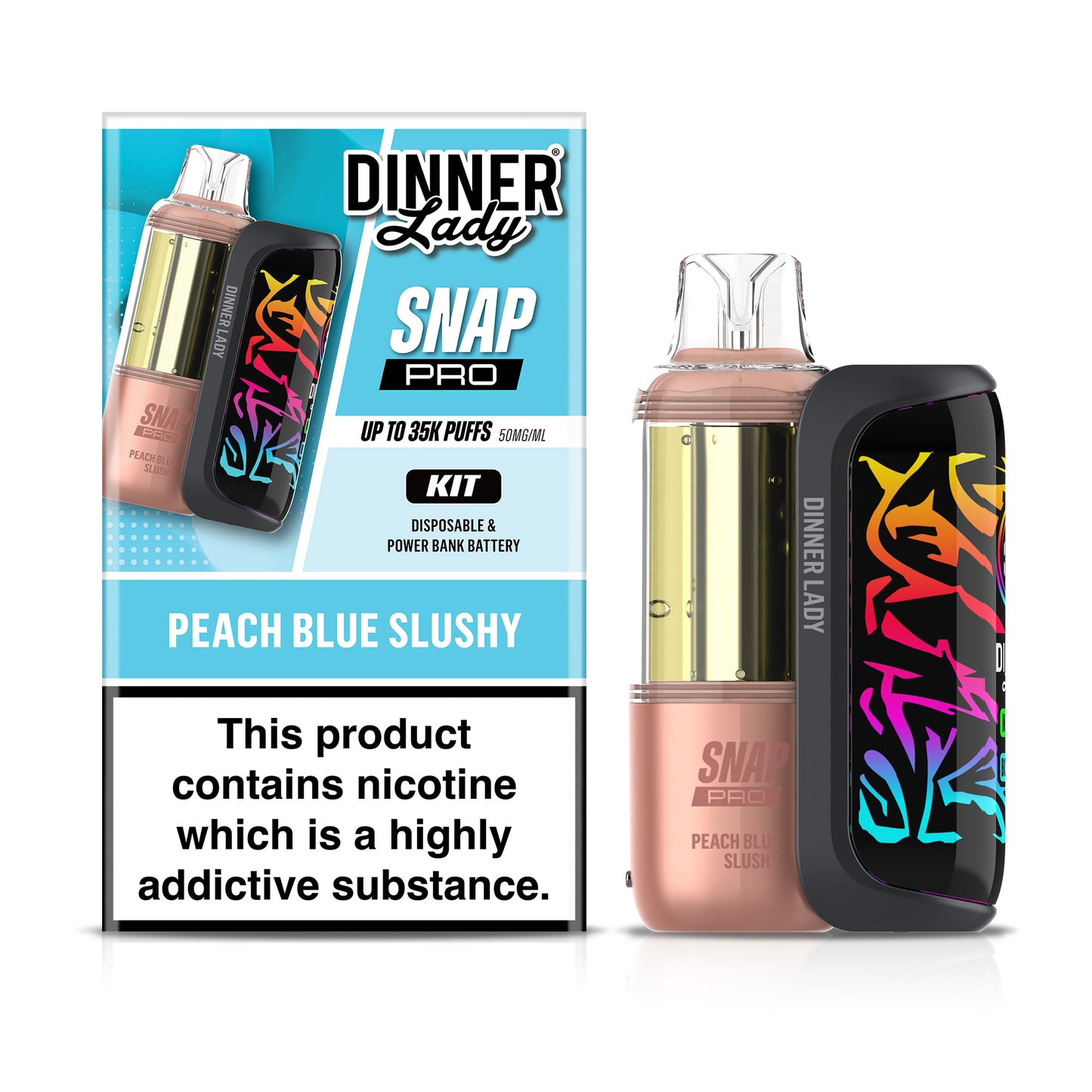 Dinner Lady 35K Snap Pro Disposable Kit 19mL (5/pack) [TX Compliant]