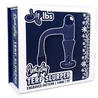 Dogg Lbs Everyday Etched Pattern Terp Slurper Quartz Banger Set (SINGLE)