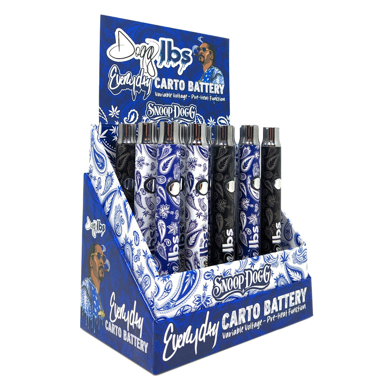 Dogg Lbs 510 350mah VV Carto Battery (15/pack)