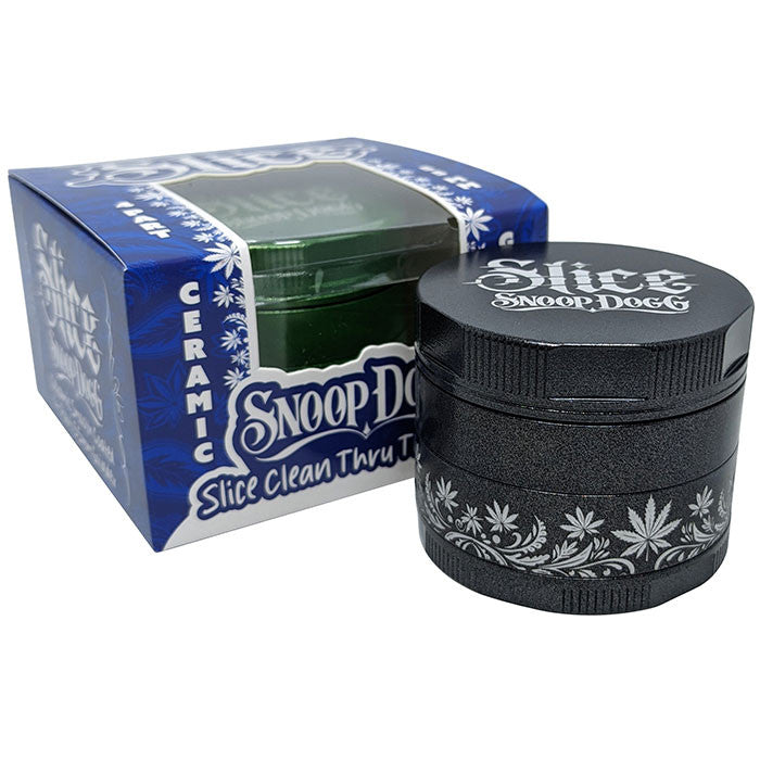 Snoop Dogg Slice Non-Stick Ceramic Coated Grinder 55mm 4 Part (SINGLE)