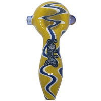 Dogg Lbs Everyday 4" Wigwag Spoon Hand Pipe (SINGLE)